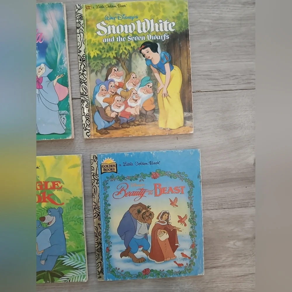 Little Golden Books Disney Classic Storybook Lot Of 6